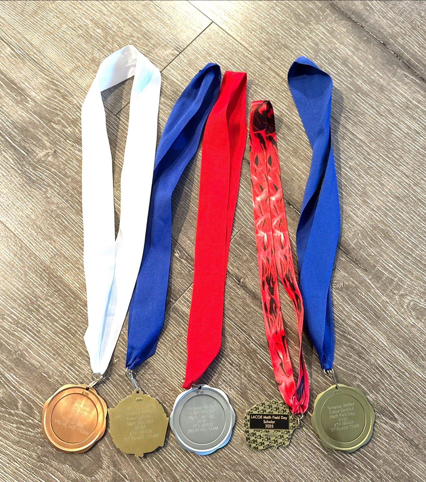 Math Field Day Medals 2023-2026
