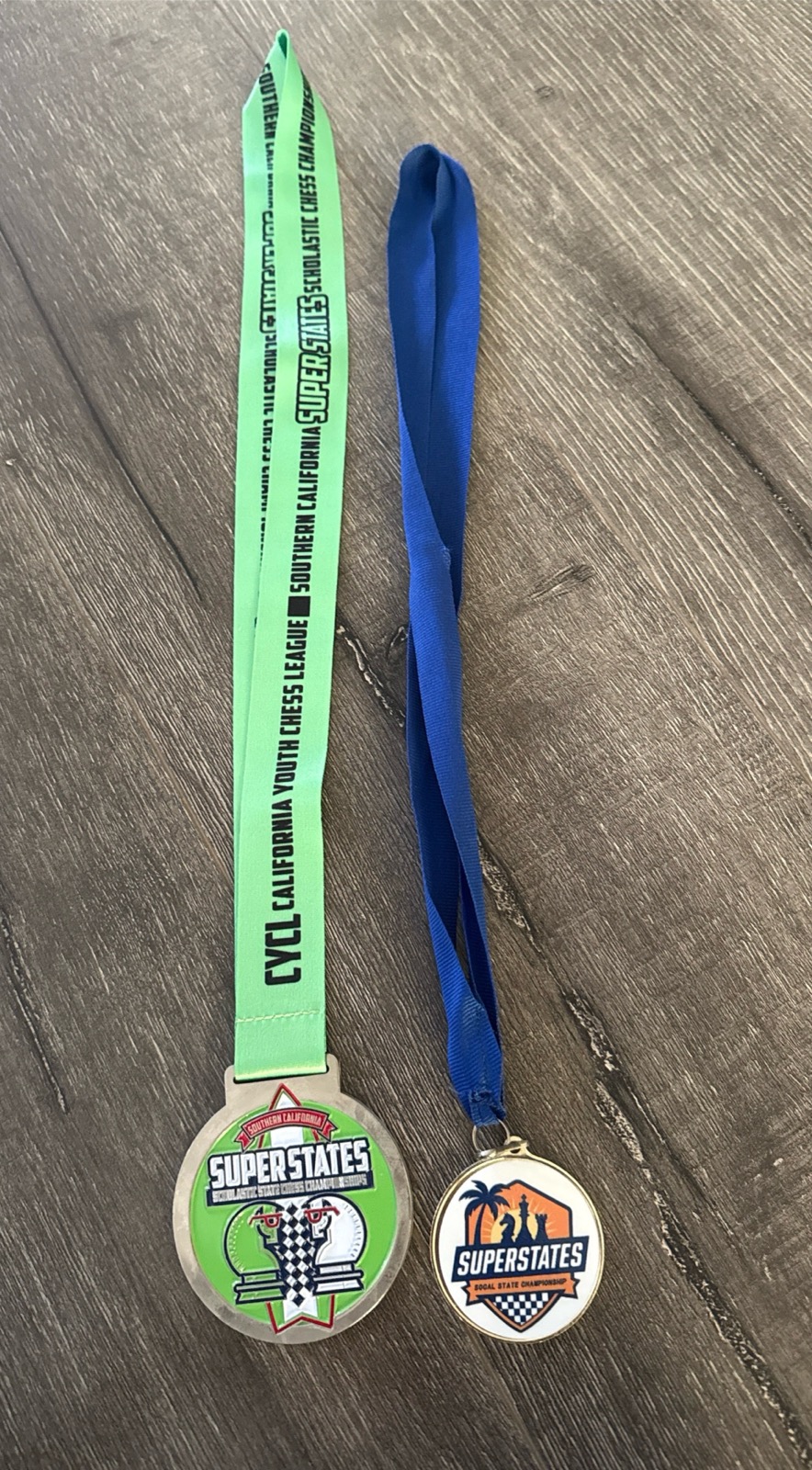 Southern California SuperStates Chess Medals